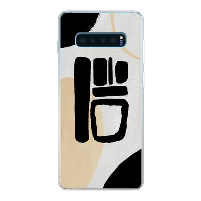 Hülle für Samsung Galaxy S10 Lite - Schwarz - Kreis - Abstrakt - Silikone