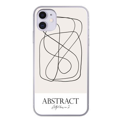 Hülle für iPhone 11 - Kunst - Linienkunst - Abstrakt - Silikone
