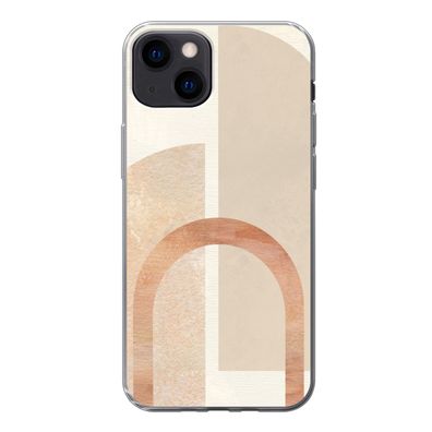 Hülle für iPhone 13 - Marmor - Muster - Rosa - Silikone