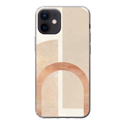 Hülle für iPhone 12 - Marmor - Muster - Rosa - Silikone