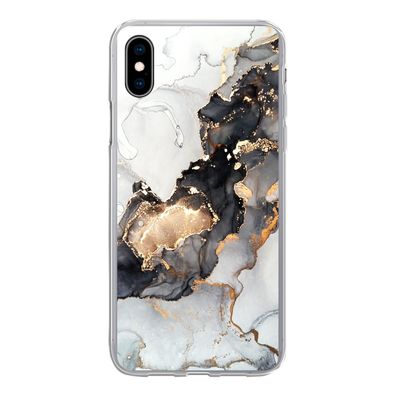 Hülle für iPhone Xs - Farbe - Marmor - Luxus - Silikone