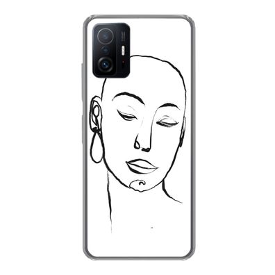Hülle für Xiaomi 11T Pro - Frau - Gesicht - Porträt - Silikone