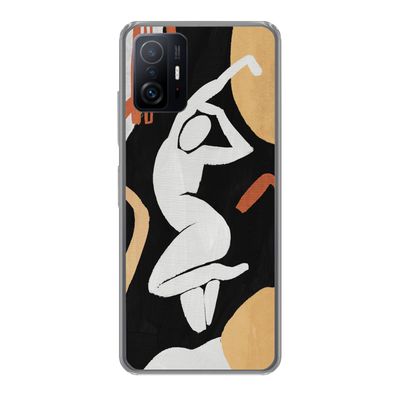 Hülle für Xiaomi 11T Pro - Frau - Silhouette - Grau - Silikone