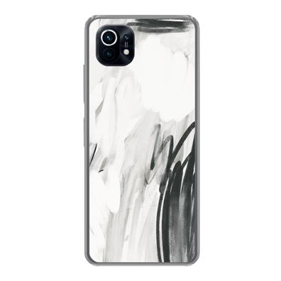 Hülle für Xiaomi Mi 11 - Kunst - Schwarz - Weiß - Abstrakt - Silikone