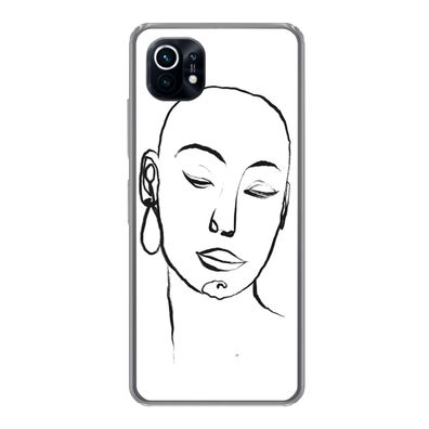 Hülle für Xiaomi Mi 11 - Frau - Gesicht - Porträt - Silikone