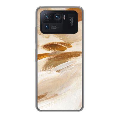 Hülle für Xiaomi Mi 11 Ultra - Farbe - Beige - Weiß - Silikone