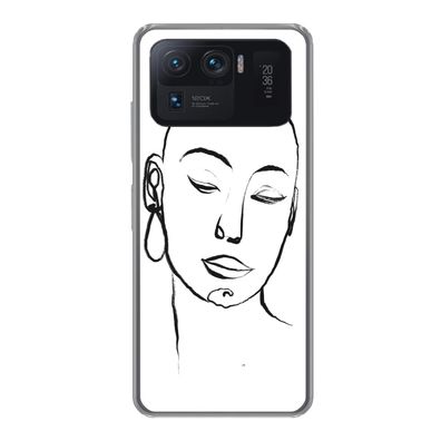 Hülle für Xiaomi Mi 11 Ultra - Frau - Gesicht - Porträt - Silikone