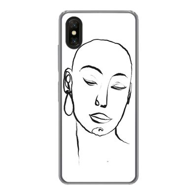 Hülle für Xiaomi Mi Mix 3 - Frau - Gesicht - Porträt - Silikone