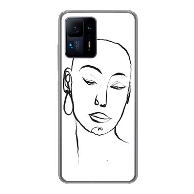 Hülle für Xiaomi Mi Mix 4 - Frau - Gesicht - Porträt - Silikone