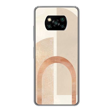 Hülle für Xiaomi Poco X3 NFC - Marmor - Muster - Rosa - Silikone
