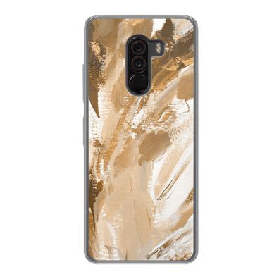 Hülle für Xiaomi Pocophone F1 - Farbe - Gold - Beige - Silikone