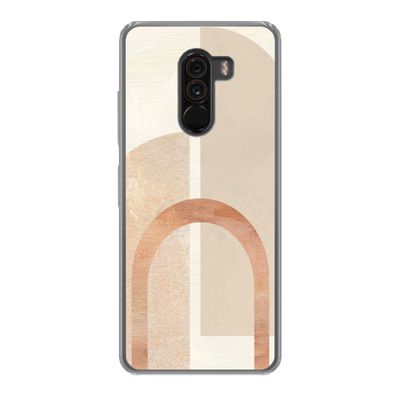 Hülle für Xiaomi Pocophone F1 - Marmor - Muster - Rosa - Silikone