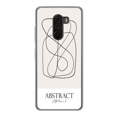 Hülle für Xiaomi Pocophone F1 - Kunst - Linienkunst - Abstrakt - Silikone
