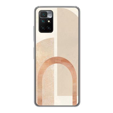 Hülle für Xiaomi Redmi 10 - Marmor - Muster - Rosa - Silikone