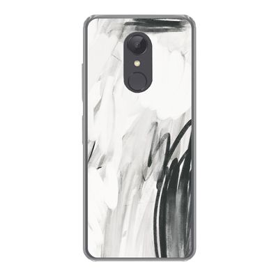 Hülle für Xiaomi Redmi 5 - Kunst - Schwarz - Weiß - Abstrakt - Silikone