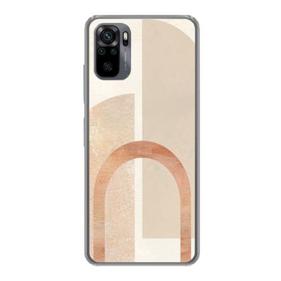 Hülle für Xiaomi Redmi Note 10 - Marmor - Muster - Rosa - Silikone