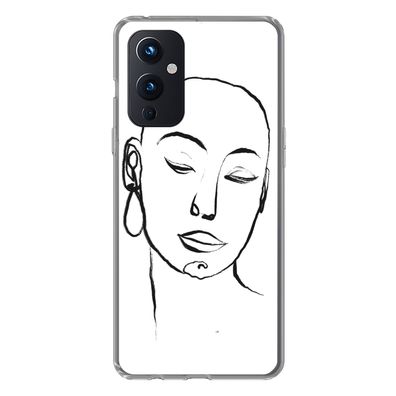 Hülle für OnePlus 9 - Frau - Gesicht - Porträt - Silikone