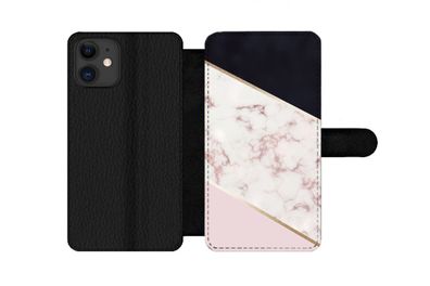 Hülle für iPhone 11 - Marmor - Roségold - Luxus - Flipcase