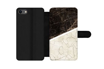 Hülle für iPhone 7 - Marmor - Struktur - Abstrakt - Flipcase