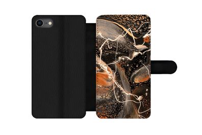 Hülle für iPhone SE 2020 - Farbe - Design - Abstrakt - Flipcase