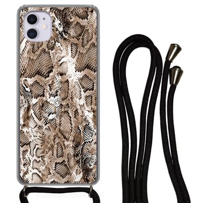 Hülle für iPhone 11 - Tiermuster - Schlange - Haut - Silikone