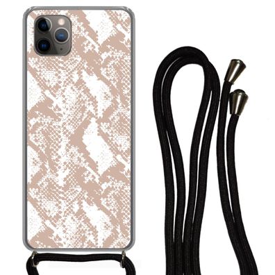 Hülle für iPhone 11 Pro - Schlangendruck - Formen - Pastell - Silikone