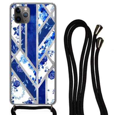 Hülle für iPhone 11 Pro - Delfter Blau - Design - Luxus - Silikone