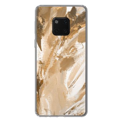 Hülle für Huawei Mate 20 Pro - Farbe - Gold - Beige - Silikone