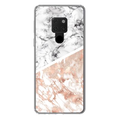 Hülle für Huawei Mate 20 - Marmor - Rosa - Abstrakt - Luxus - Silikone