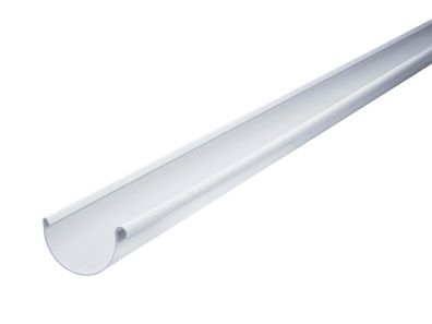 Dachrinne Kunststoff weiss NW 100 Länge 2 Meter