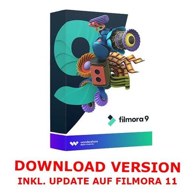 Filmora 9 inkl. Update auf Version 11 - Videoschnitt - PC Download Version