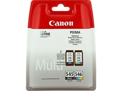 Canon 8287B005 - PG-545/ CL-546 Multipack - 2er Pack - Schwarz, Farbe