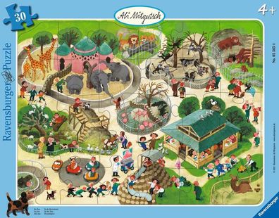 Puzzle Im Zoo 30 Teile Ravensburger 05565 Legespiel Konzentrationsförderung