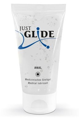 Medizinisches Gleitgel Just Glide ANAL Gleitmittel Wasserbasis & Panthenol 50 ml