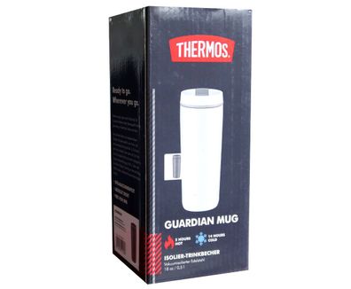 Isolier Thermos Blau 500ml Guardian Edelstahl Thermoskanne Isolierflasche NEU