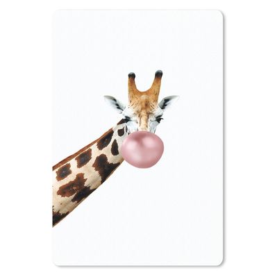 Mauspad - Giraffe - Tiere - Kaugummi - 40x60 cm
