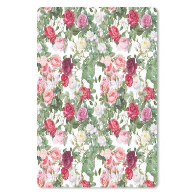 Mauspad - Blumen - Vintage - Rosen - 18x27 cm