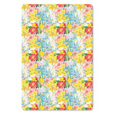 Mauspad - Blumen - Sommer - Muster - 40x60 cm