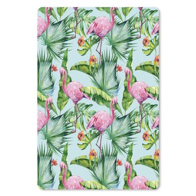 Mauspad - Blatt - Flamingo - Tropisch - 18x27 cm
