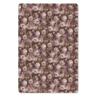 Mauspad - Rosen - Blumen - Ölfarbe - 18x27 cm