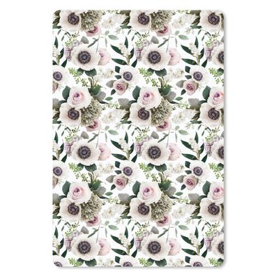 Mauspad - Blumen - Rosen - Anemone - 40x60 cm