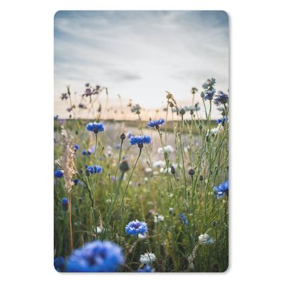 Mauspad - Blumen - Sommer - Kornblume - 40x60 cm
