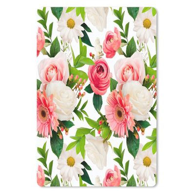 Mauspad - Blumen - Muster - Rosen - 40x60 cm