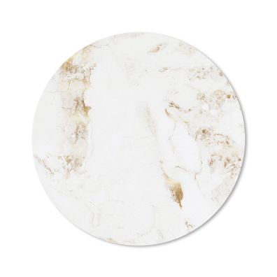 Mauspad - Marmor - Gold - Weiß - Muster - 30x30 cm
