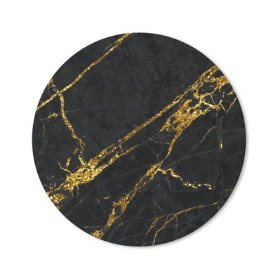 Mauspad - Marmor - Gold - Schwarz - Hip - 30x30 cm