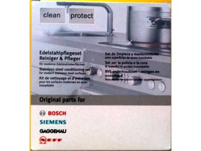 Pflegemittel Edelstahlpflegeset Siemens 311140 Bosch 00311140 * A