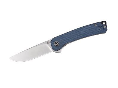 QSP Knife OSPREY QS139-A Messer Flipper 14C28N Stahl Micarta blau