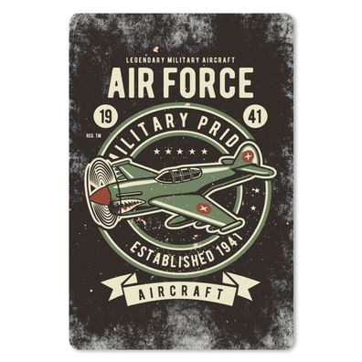 Mauspad - Mancave - Flugzeug - Retro - Zitat - 40x60 cm