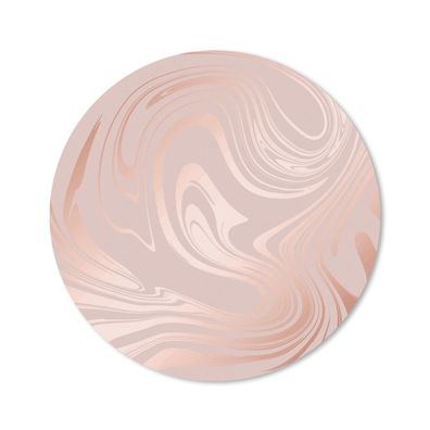 Mauspad - Marmor - Roségold - Luxus - 30x30 cm