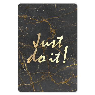 Mauspad - Zitat - Motivation - Marmor - 18x27 cm